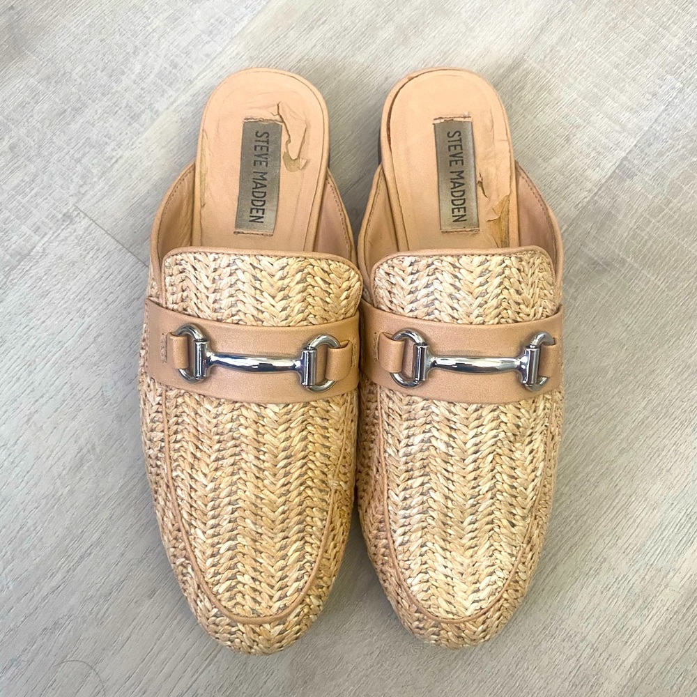 Steve Madden Raffia Mule